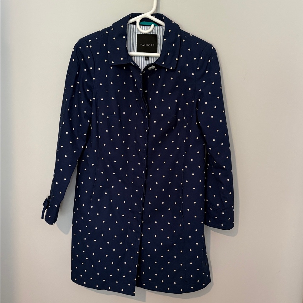 Talbots jacket - Navy Polka Dot - Like New